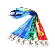 Promotional Cheap Custom Heat Transfer Sublimation Printed Polyester Lanyard